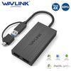 Wavlink USB 3.0 to Dual HDMI 4K Video Graphic Adapter HDTV/Projector/Monitor USB C Display Adapter For Wi product image