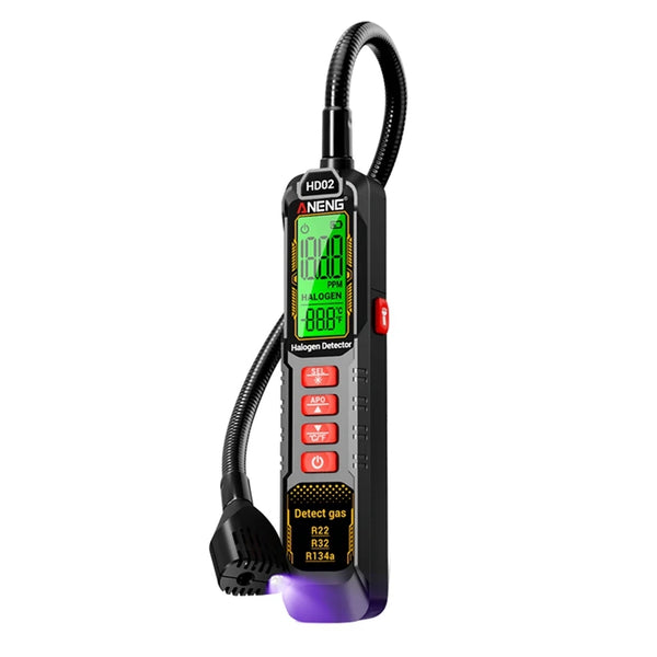 ANENG HD02 Halogen Leak Detector R22/R32/R134a Gas Detector Analyzer Rechargable Refrigerant Gas Air Cond product image