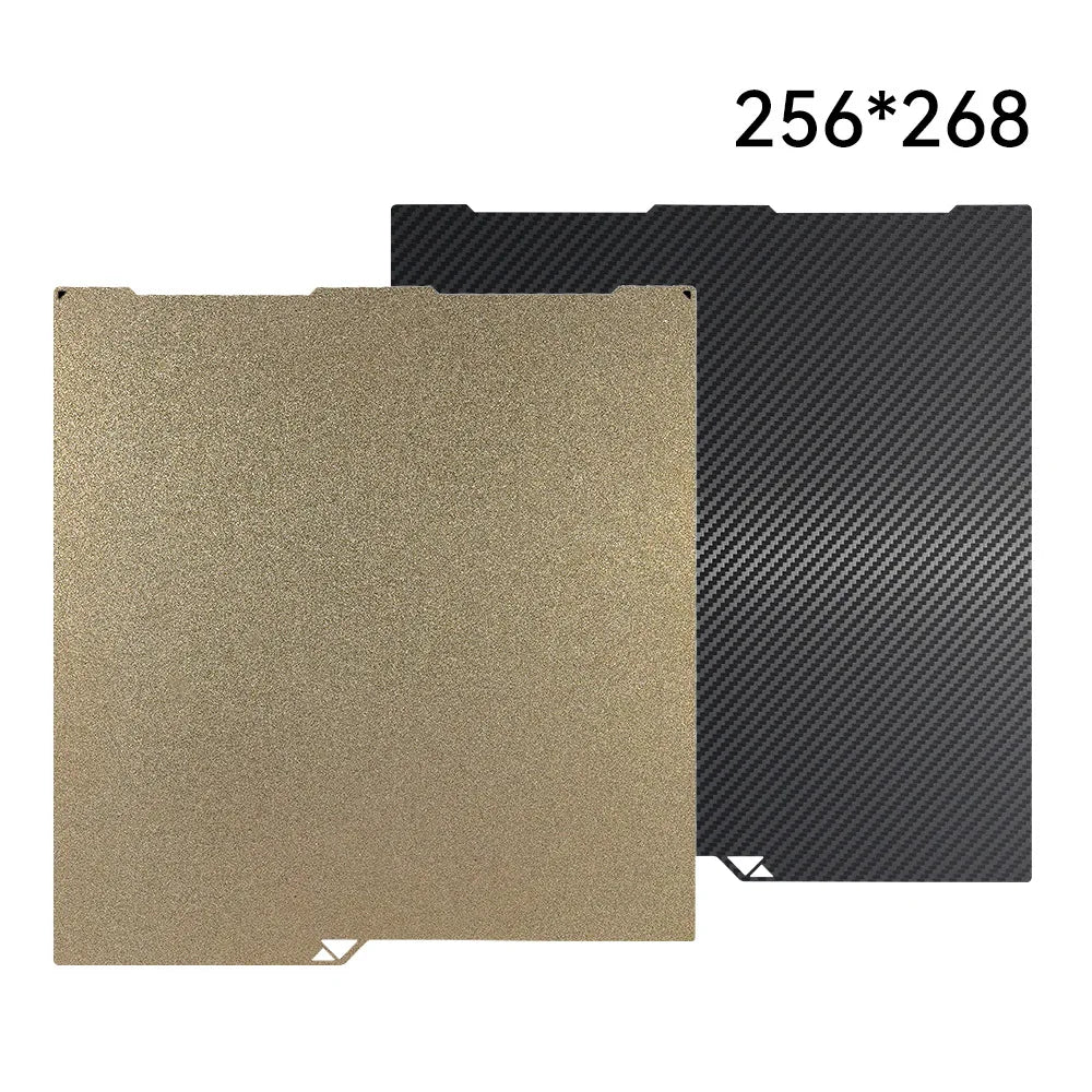 Kobra 3 Build Plate Kobra 3 Pei Textured PEO 256x268 For Anycubic Kobra 3 Combo Build Plate Spare Parts Double Sided Heat Bed