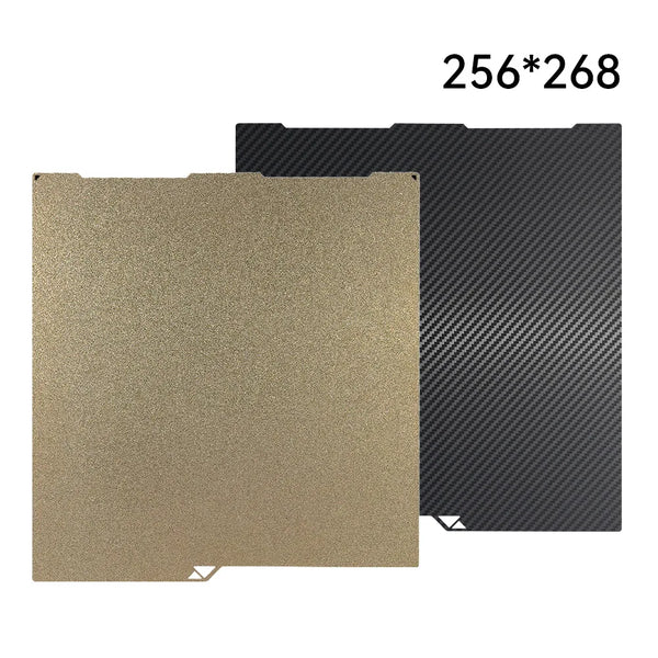 Kobra 3 Build Plate Kobra 3 Pei Textured PEO 256x268 For Anycubic Kobra 3 Combo Build Plate Spare Parts Double Sided Heat Bed