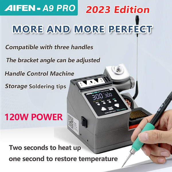 AIFEN A9PRO Soldering Station Compatible SUGON Soldering Iron Tip 210/245/115 Handle Control detail image 3
