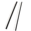 10Pcs/lot 2.54mm 1*40p 90 degree Right angle Single Row Male R/A 40 Pin Header Positive PCB Board Connector Pinheader
