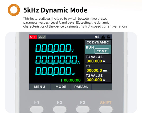 OWON High-Performance Programmable Electronic Load DC OEL1515/OEL3020/3030 150W/300W detail image 3