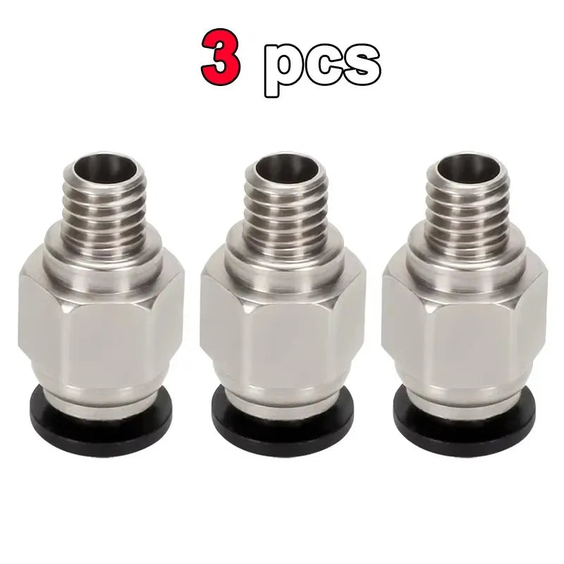 Pneumatic Fitting For Bambu Lab X1C X1 P1P P1S 3D Printer PTFE Tube 1.75mm Filament Extruder Bambulab AMS Pneumatic Connector