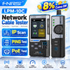 FNIRSI LPM-10C/LPM-10A  LAN Ethernet Cable Tester Toner Wire Tracker IP Scan PING PoE Tester RJ45 Wiremap Length 1Gbps NCV