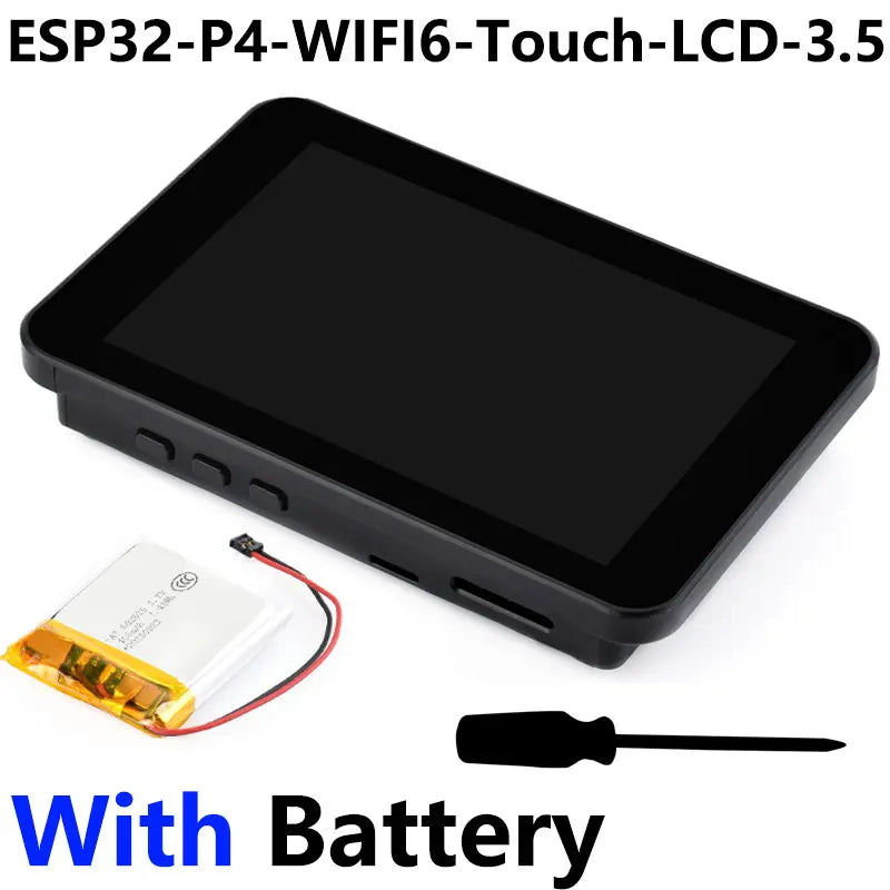 Waveshare ESP32-P4 Development Board 3.5 Inch Touch LCD 320×480 WiFi6 BLE5 with OV5647 5MP Camera 32MB PSRAM 16MB Flash AI Voice