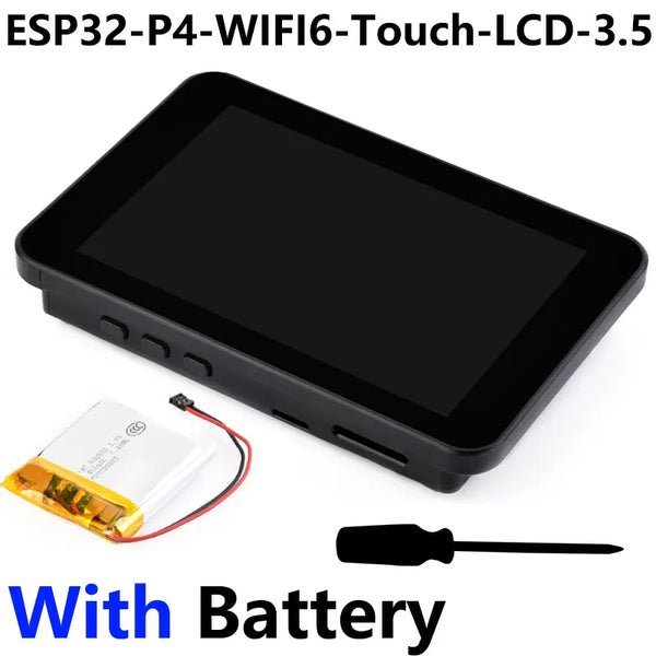 Waveshare ESP32-P4 Development Board 3.5 Inch Touch LCD 320×480 WiFi6 BLE5 with OV5647 5MP Camera 32MB PSRAM 16MB Flash AI Voice