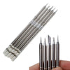 5Pcs T12 Soldering Solder Iron Tips T12-ILS BC1 D24 K BL For FX-9501  HAKKO912 FM-2027 2028 Handle DIY Soldering Station Kits