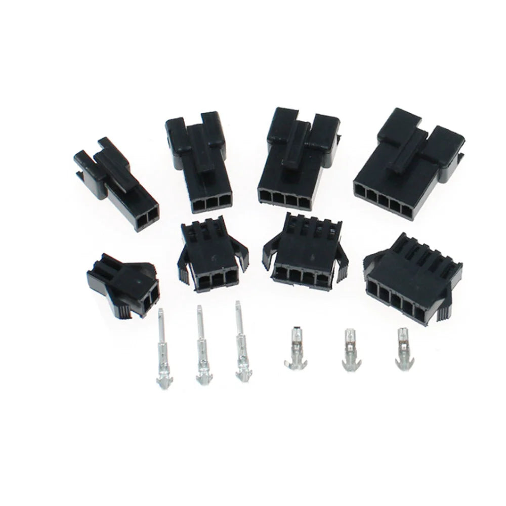 420PCS 2.5mm Pitch JST SM Connector 2 3 4 5 Pin Male/ Female Housing Plug Connector Assortment Kit