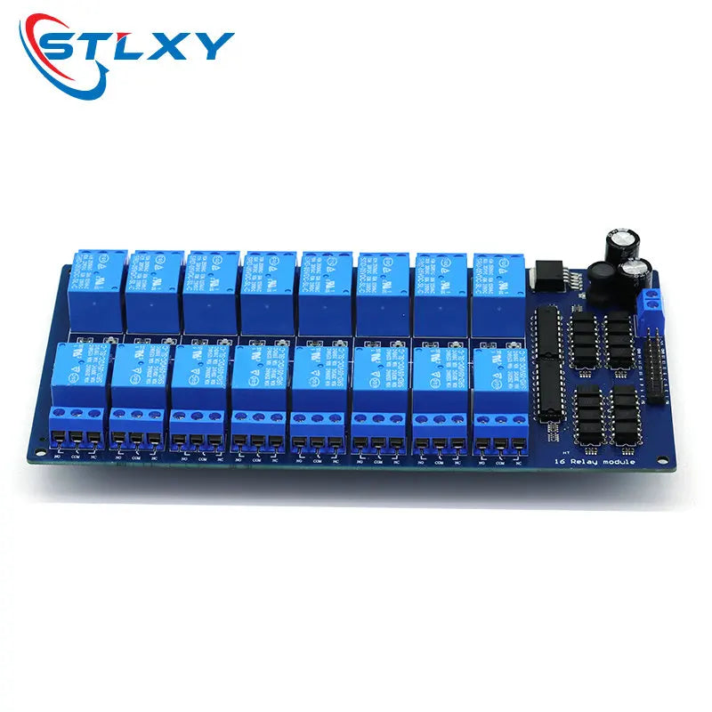 16 Channel Relay Shield Module DC 5V 12V 24V with Optocoupler LM2576 Microcontrollers detail image 6