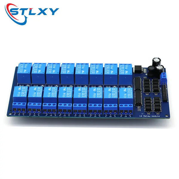16 Channel Relay Shield Module DC 5V 12V 24V with Optocoupler LM2576 Microcontrollers detail image 6