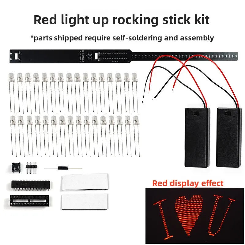 Shake Stick ElectronicDIYKit 32BitLEDFlashing light51Single-chip Microcomputer Production detail image 10