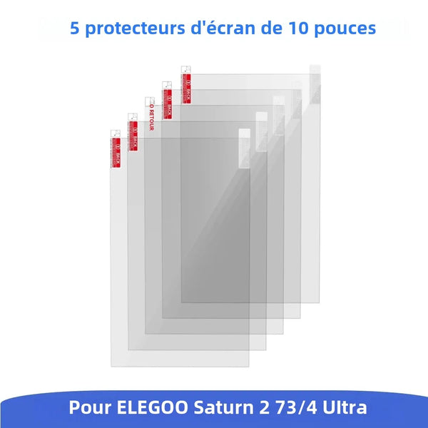 5PCS Screen Protector for ELEGOO Saturn 3 Ultra  8K 12K Saturn 4 LCD Resin 3D Printer Anti Scratch Protective Film Accessories