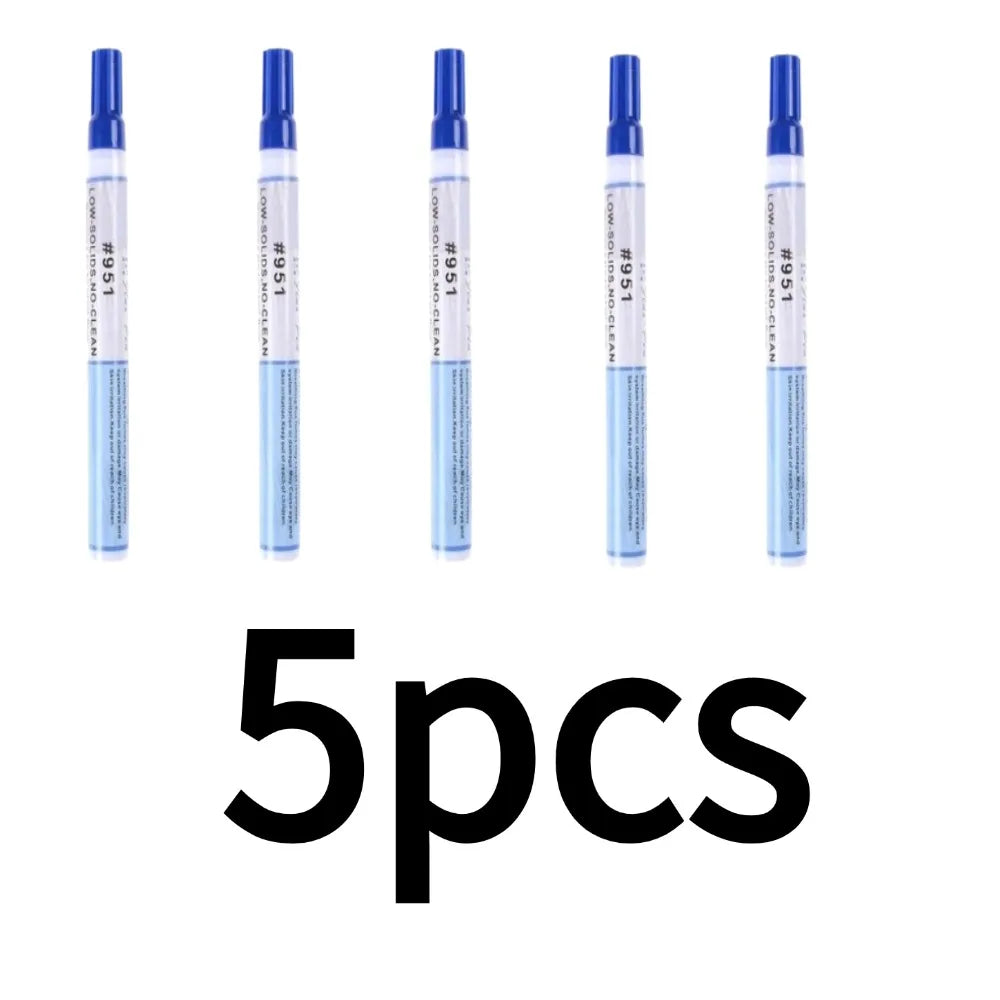 1/2/5pcs Soldering Flux Pen Low Solids No Clean For Solder Solar Cell Process Tool