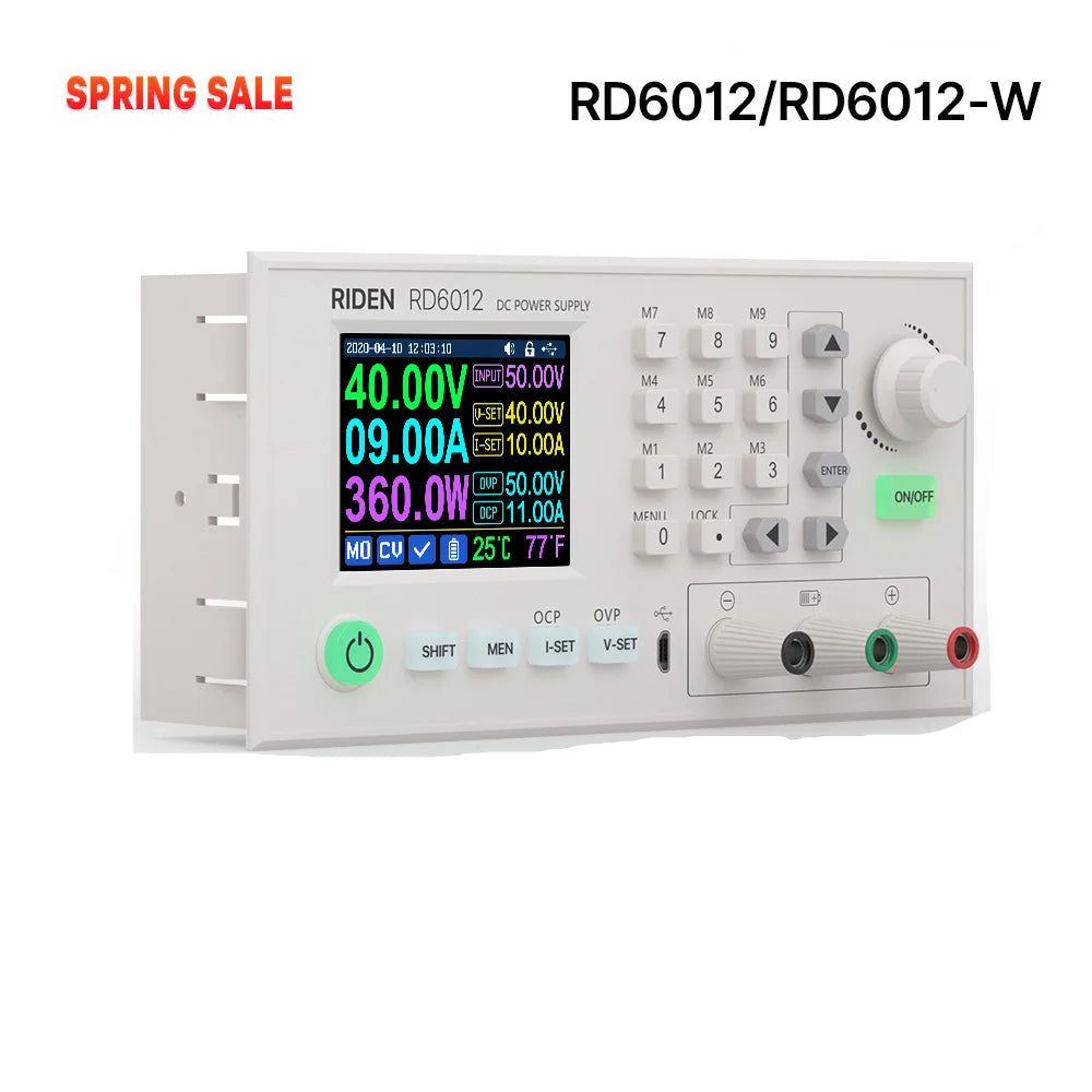 RD RD6012 RD6012W USB WiFi DC DC Voltage Step down Bench Power Supply Adjustable buck converter 60V 12A & product image