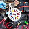 280Pcs Spade Crimp Terminal Connector Kit with 4-in-1 Wire Stripper Copper Contact Crimp Termination Insulated Cable Connectors