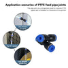 Pneumatic Fitting For Bambu Lab X1C X1 P1P P1S 3D Printer PTFE Tube 1.75mm Filament Extruder Bambulab AMS Pneumatic Connector