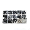 420PCS 2.5mm Pitch JST SM Connector 2 3 4 5 Pin Male/ Female Housing Plug Connector Assortment Kit