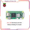 Carte Raspberry Pi Zero 2W / W / WH / 2WH Wi-Fi Bluetooth avec processeur 1 GHz et 512 Mo de RAM, version 1.3. 