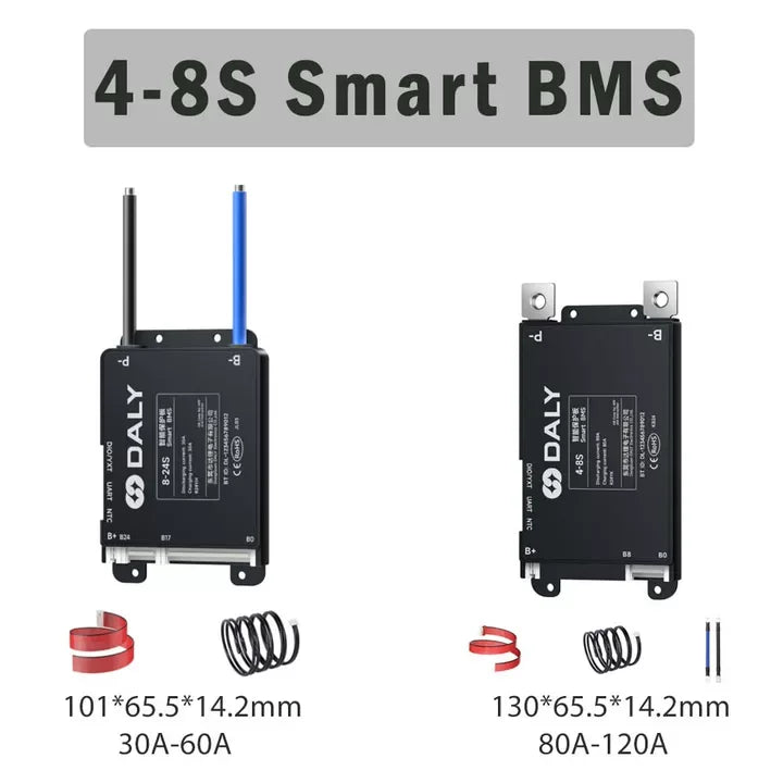 Daly Smart BMS 4S 6S 8S 12S 13S 14S 16S 17S 20S 24S Bluetooth BMS 30A 40A 60A 80A 100A 120A detail image 7