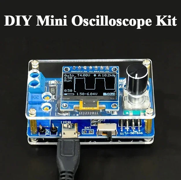 DIY Mini Digital Oscilloscope Kit STC8K8A Microcontroller Electronic Soldering Practice Loose Parts product image