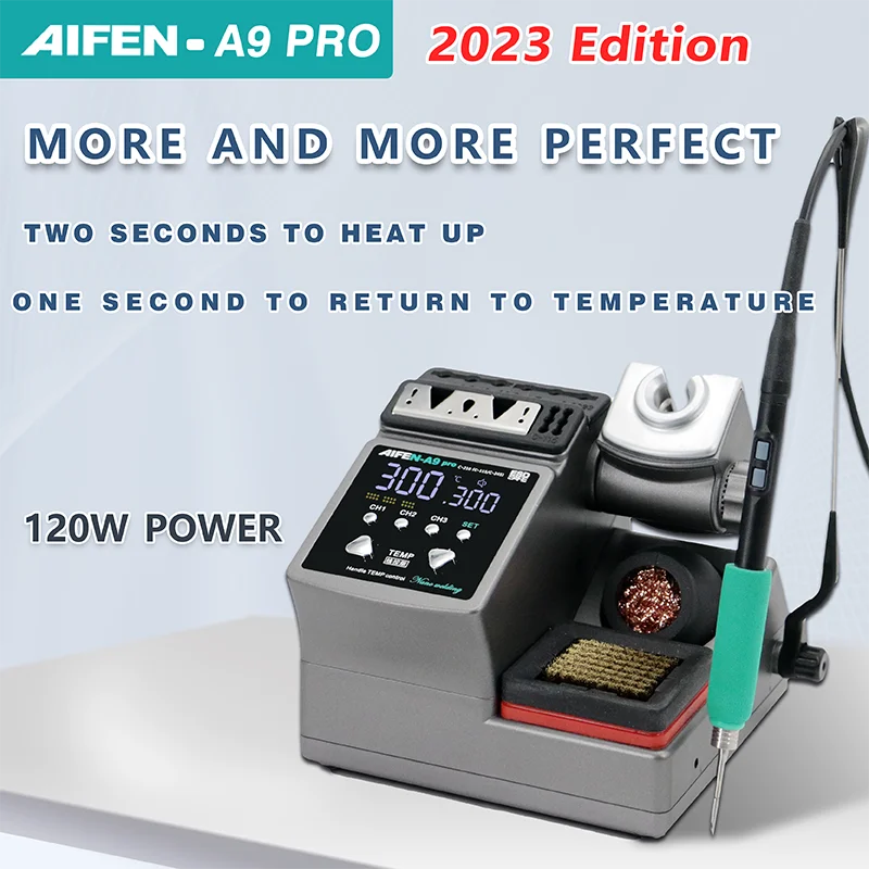 AIFEN A9PRO Soldering Station Compatible SUGON Soldering Iron Tip 210/245/115 Handle Control detail image 6