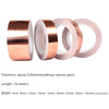 Conductive Dual Sided Copper Foil Tape EMI Shielding Anti Interference Self Adhesive Anti Snail Protection for Electronics