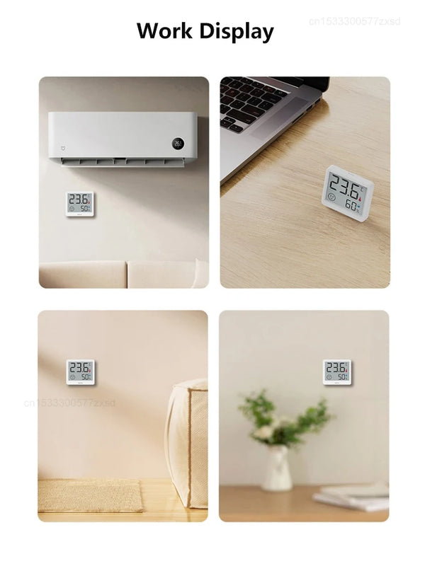 DUKA Atuman 2.5 Inch LCD Electronic Digital Temperature Humidity Meter Indoor Thermometer detail image 4