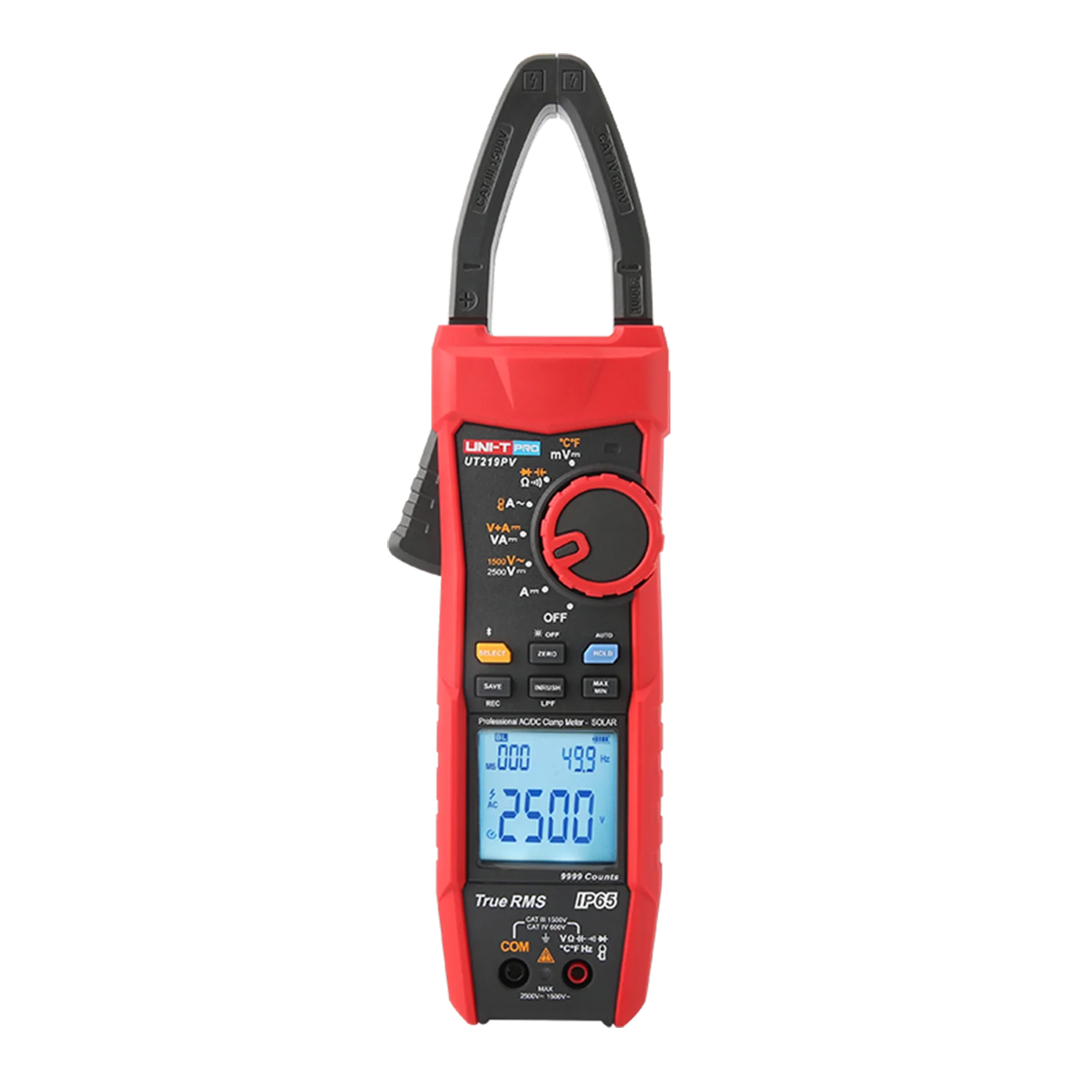 UNI-T UT219PV Clamp Meter AC DC Pliers Ammeter Voltmeter 1000A 1500V 2500V PEAK LPF Measure detail image 4