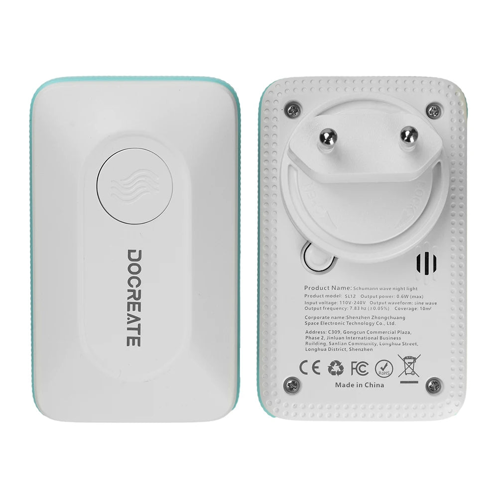 SL06 Schumann Mini Signal Generator With Sleep Night Light Silent Soft Light Dual Use detail image 7