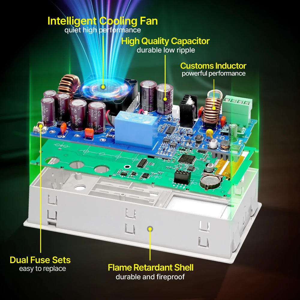 RD RD6012 RD6012W USB WiFi DC DC Voltage Step down Bench Power Supply Adjustable buck detail image 3