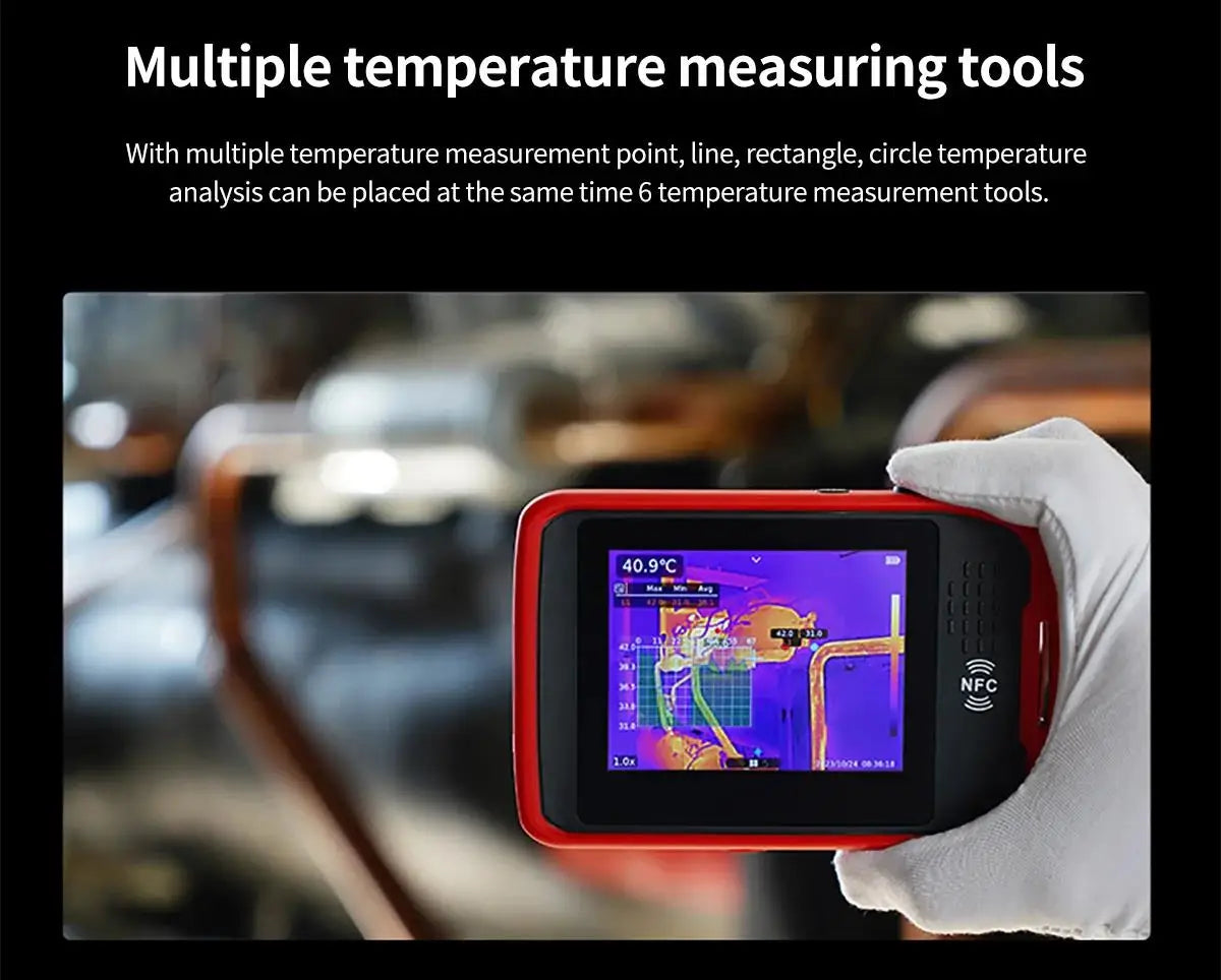 UNI-T UTI260T Pocket Thermal Imager 256x192 NCV Bluetooth Thermographic Camera Infrared detail image 12