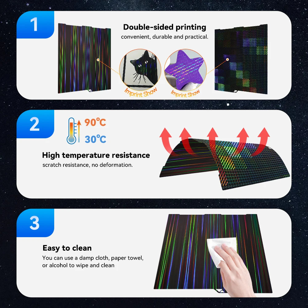 K1 Max Build Plate For Creality K1C Bed Creality k1 Build Plate H1H PEO PEY PEI Sheet 235x235 310x315 Ender 3 S1 Ender 3 V3 Se