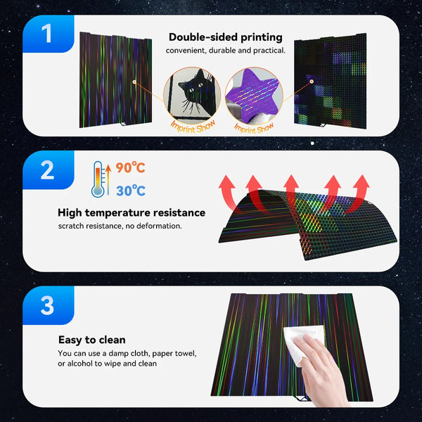 K1 Max Build Plate For Creality K1C Bed Creality k1 Build Plate H1H PEO PEY PEI Sheet 235x235 310x315 Ender 3 S1 Ender 3 V3 Se