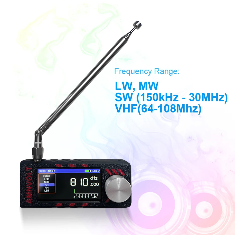 SI4732 Portable Radio LSB USB AM FM FM/AM Radio 1.9inch Mini Pocket Radio HF SW MW VHF Radio detail image 4