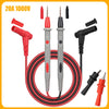 New Multimeter Test Leads Universal Cable 10A/20A Soft-silicone-wire Needle-tip Tester Probe Wire Pen Cable