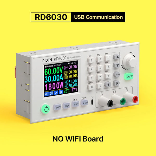 RD RD6030 RD6030W 60V 30A DC Adjustable Step Down Voltage Bench Regulated Power Supply Buck detail image 8