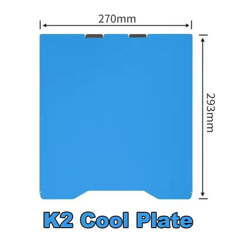 Cool Plate For Creality K2 Pro 3D Printer Hotbed Double Side Spring Steel Sheet Build Plate For Creality K2 Heatbed Cool Plate