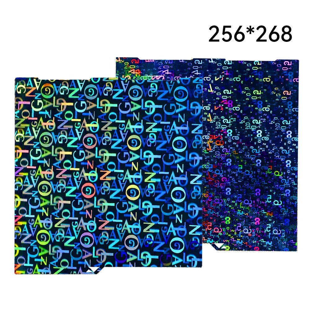 Kobra 3 Build Plate Kobra 3 Pei Textured PEO 256x268 For Anycubic Kobra 3 Combo Build Plate Spare Parts Double Sided Heat Bed