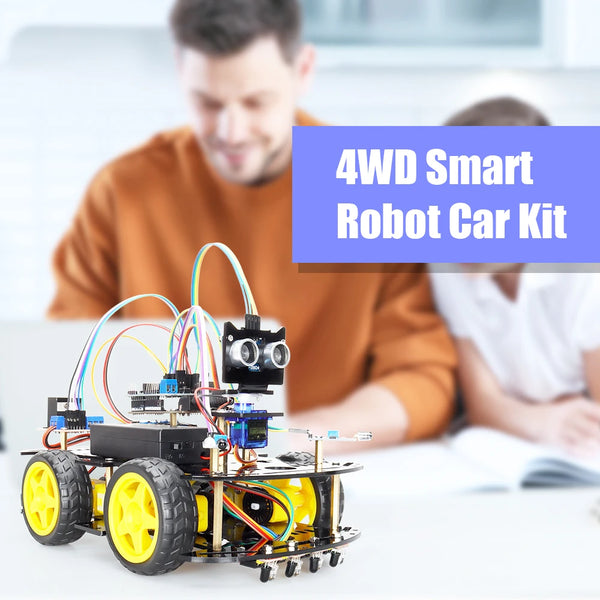 New Smart Robot Car Coding Kit for Arduino Programming Great Fun Education Learning Robotic detail image 3