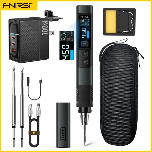 FNIRSI HS-02 Soldering Iron Smart Electric Kit detail image 12