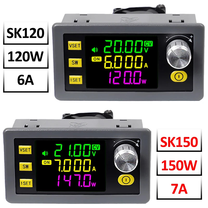 120W Buck Boost Converter Adjustable Regulated Power Supply Input Constant Voltage Constant Current Solar product image