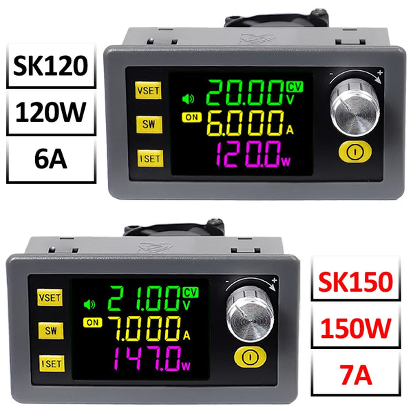 120W Buck Boost Converter Adjustable Regulated Power Supply Input Constant Voltage Constant Current Solar product image