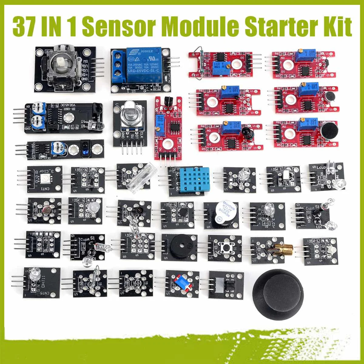 45 IN 1/37 IN 1 Sensor Module Starter Kits Set For Raspberry Pi Education Bag Package detail image 6