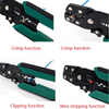Multi-function Mini Electric Terminal Crimping Pliers With Wire Stripping Cutting Hand Crimping Tool Multiple Connector Kits