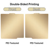 P2S PEO Bambu X1 P1 A1 Build Plate 257x257 PEI Bed Plate Double Side Smooth Texture Spring Steel Sheet For Bambu Lab P1S Heatbed