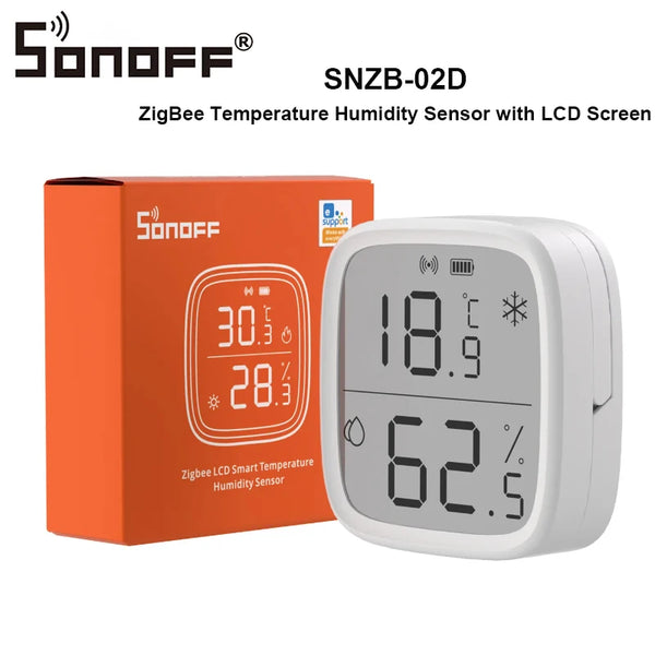 SONOFF SNZB 02D Zigbee Temperature Humidity Sensor with 2.5" LCD Screen for EWeLink SONOFF detail image 7
