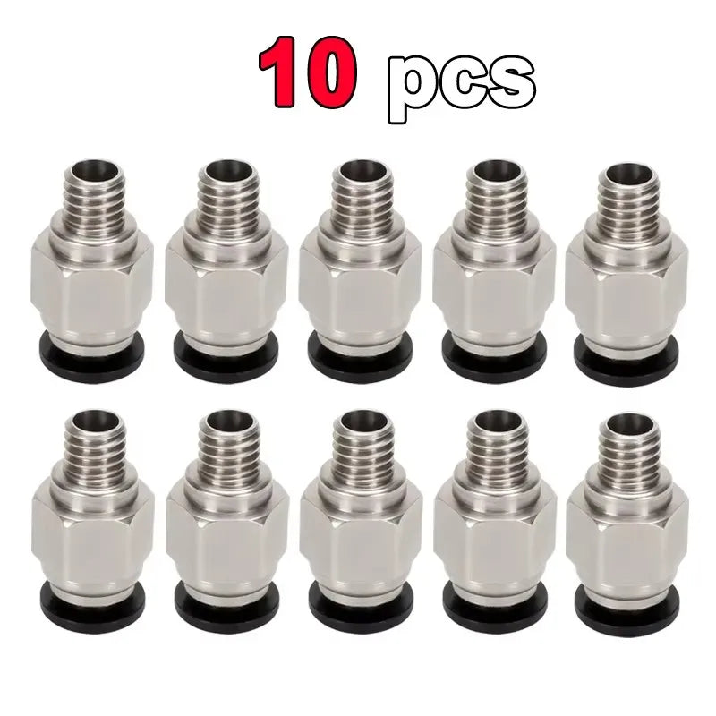 Pneumatic Fitting For Bambu Lab X1C X1 P1P P1S 3D Printer PTFE Tube 1.75mm Filament Extruder Bambulab AMS Pneumatic Connector
