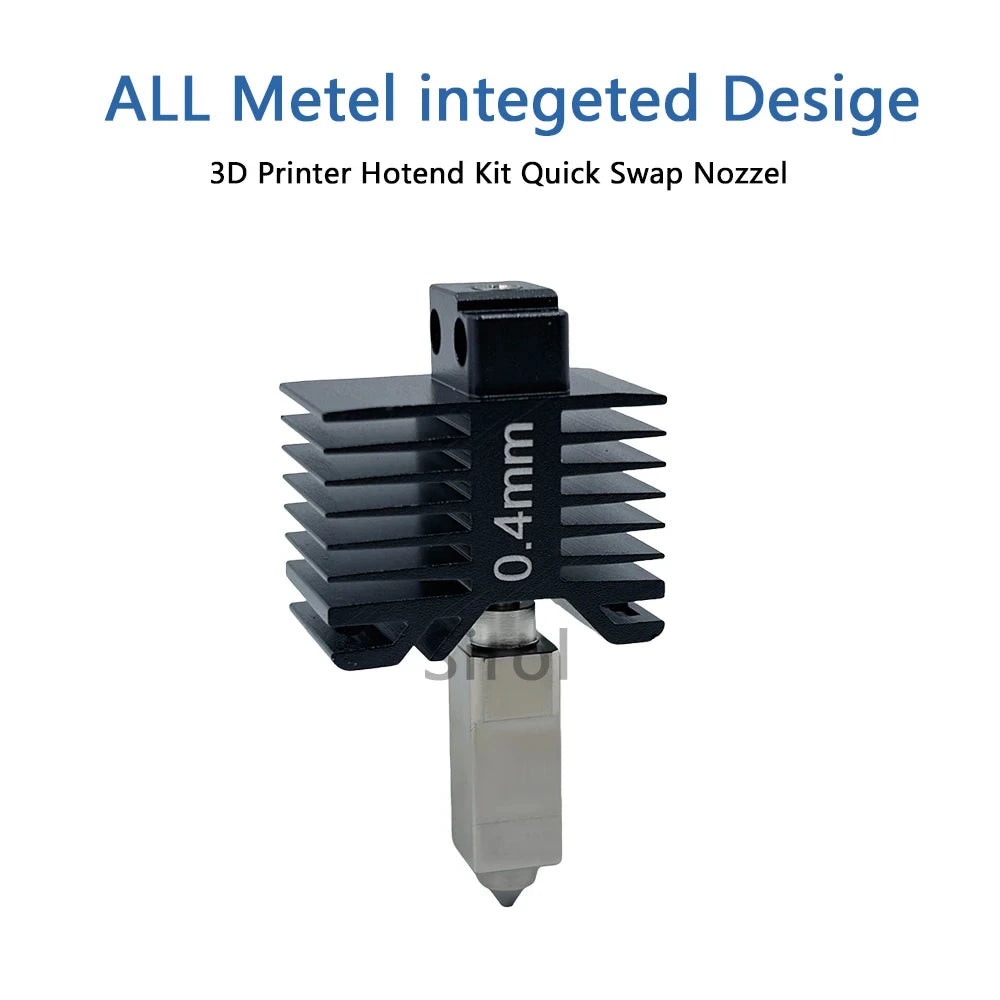For Bambu Lab P1S Hotend Bambulab X1C Nozzle P1S P1P X1 Printhead Hardened Steel Integrated Design Prevents Material Leakage