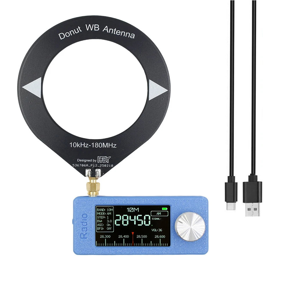 New SI4732 0.5-108mhz Pocket Mini Radio LSB USB AM FM All Band Radio Receiver with Antenna detail image 11